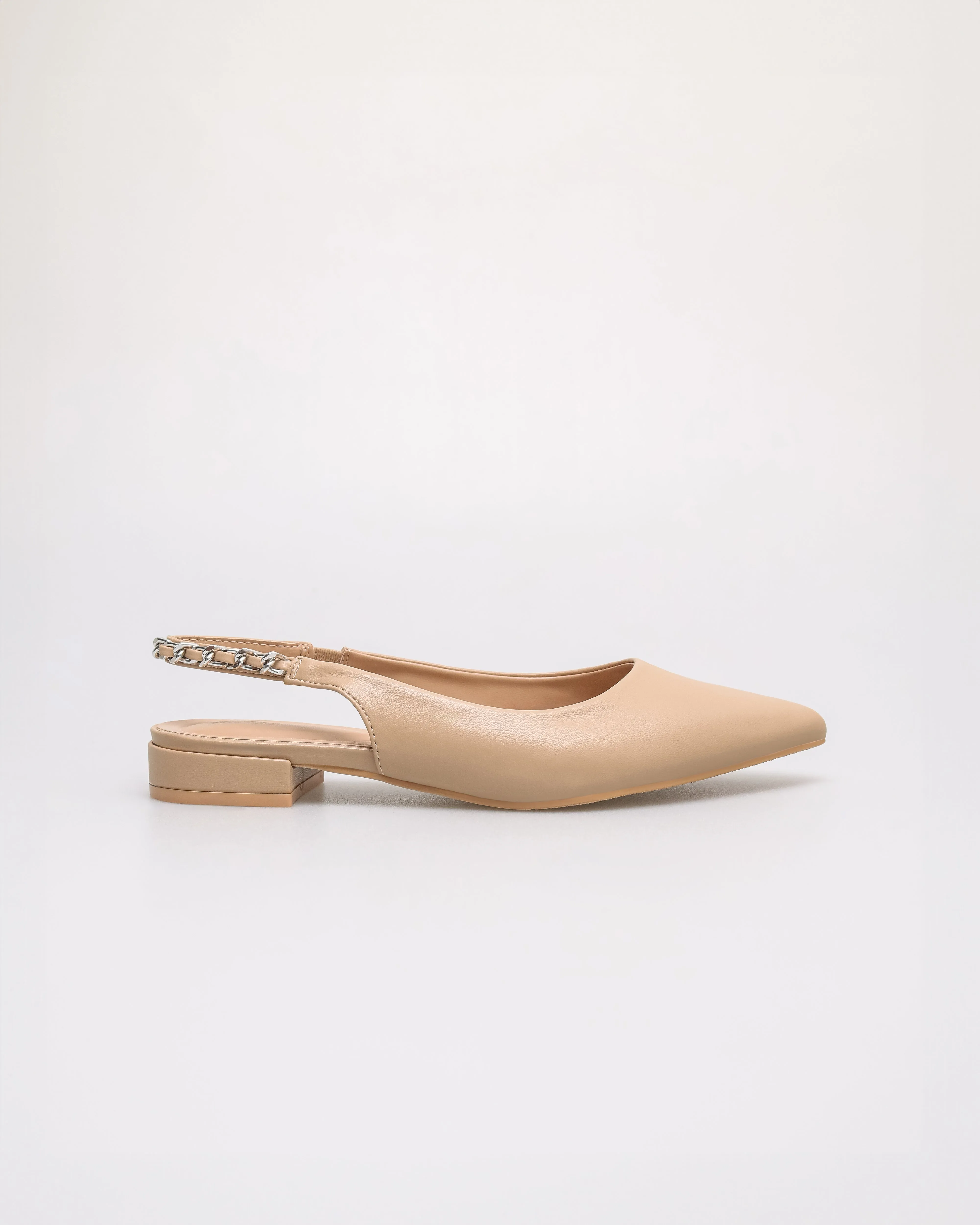 Tomaz FL098 Ladies Pointy Chained Flats