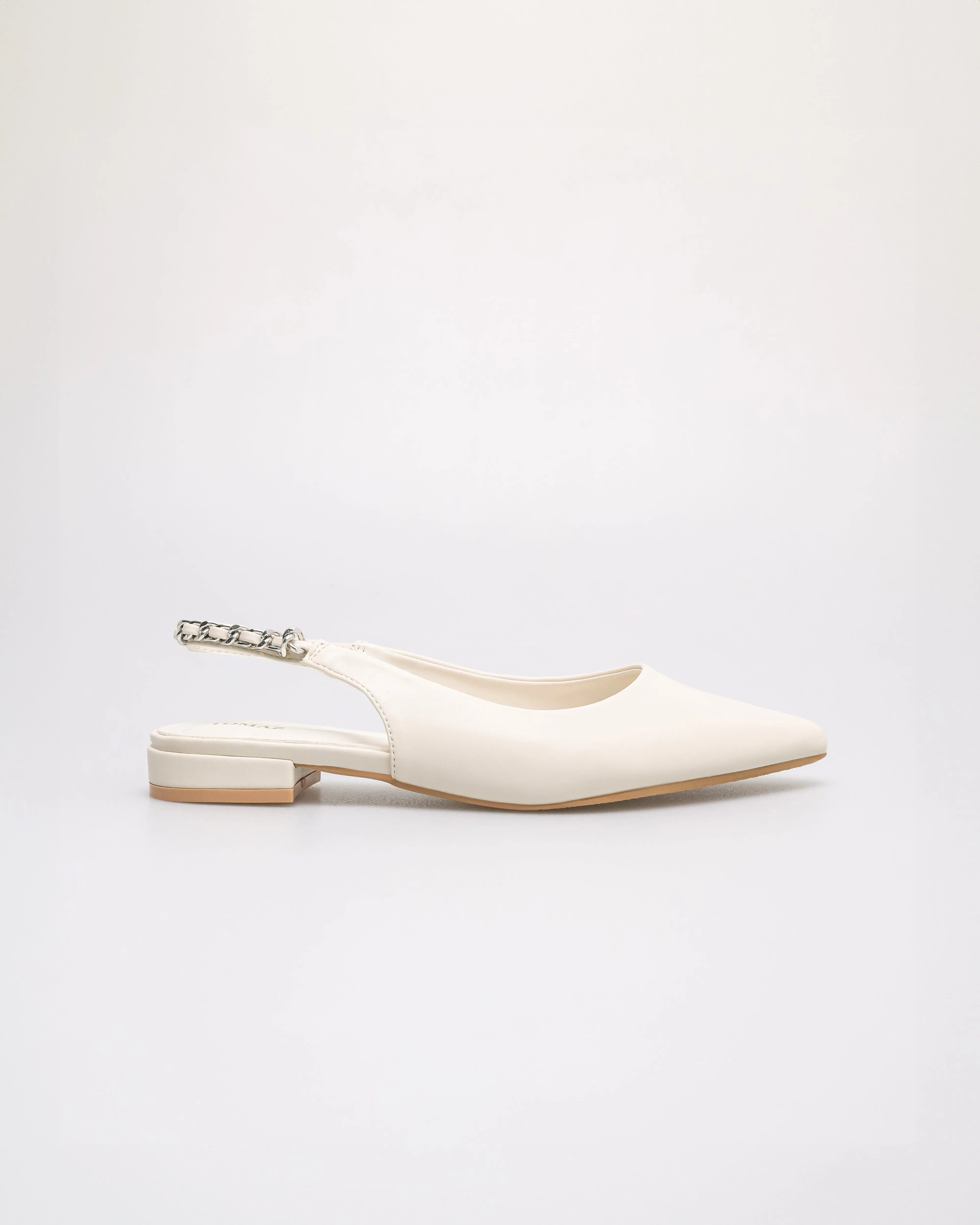Tomaz FL098 Ladies Pointy Chained Flats