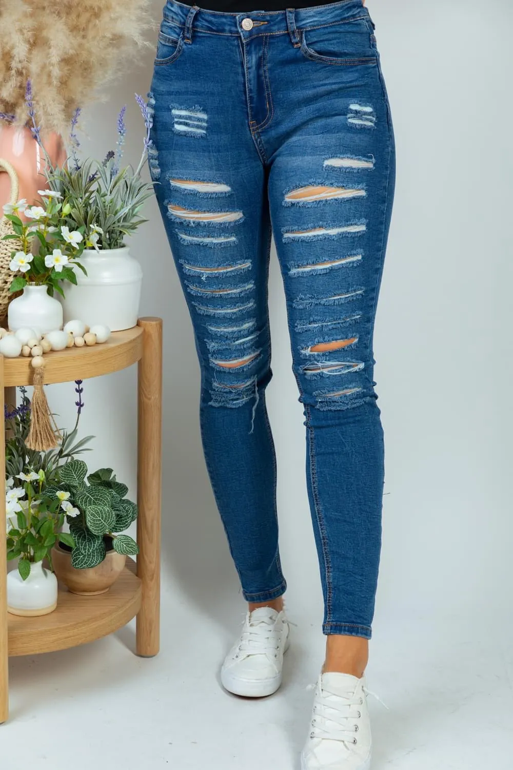 Trippin Over You Skinny Jeans