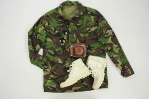 UK-Nato Camouflage Combat Military Jacket Shirt, Size S