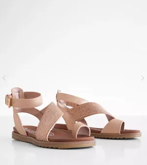Very G Sandals in Rose Gold and Glitter (SALE)