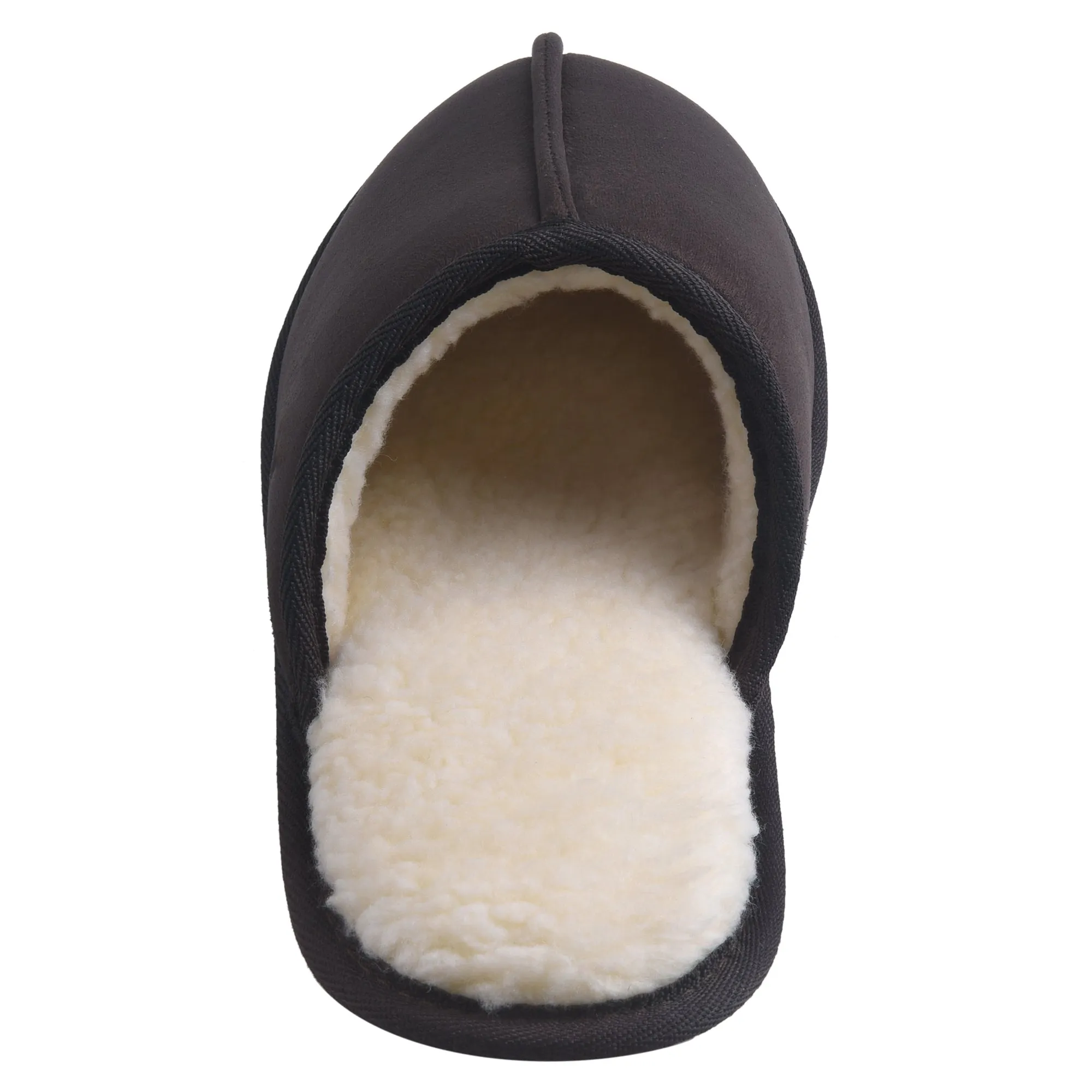 VONMAY Men's Suede Closed Toe Scuff Slipper Comfy Memory Foam Clog Lightweight Warm House Bedroom Shoes