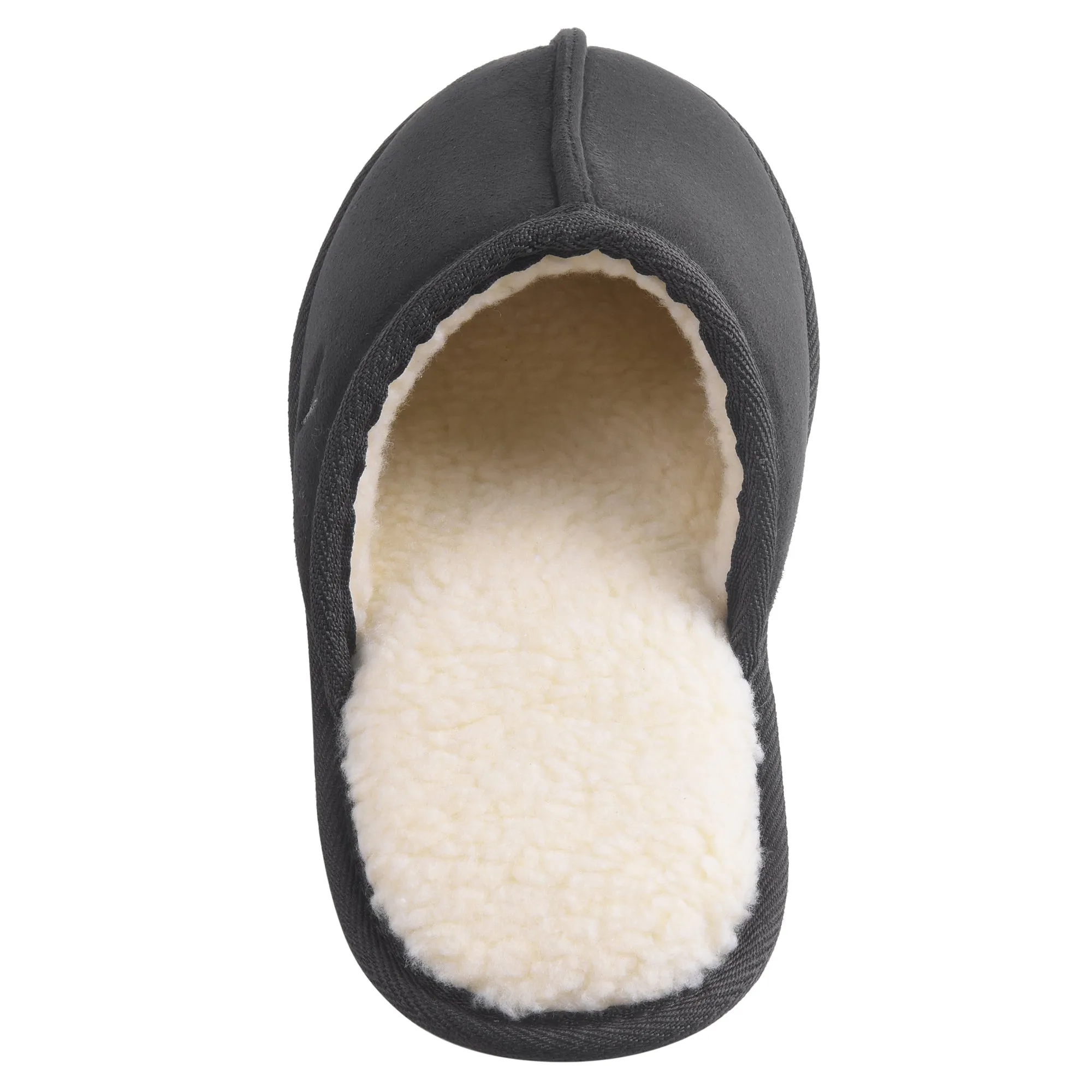 VONMAY Men's Suede Closed Toe Scuff Slipper Comfy Memory Foam Clog Lightweight Warm House Bedroom Shoes