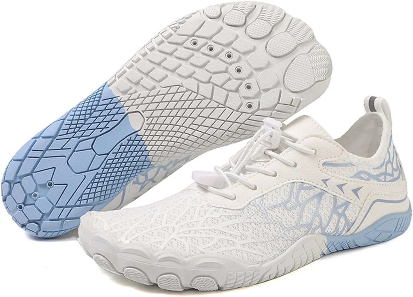 Water Shoes for Men Women Barefoot Beach River Shoes for Wading Diving Sand Volleyball Summer Outdoor Sports Shoe Hiking Walking Boating Fishing Lightweight Laceless Indoor Cushion Shoe Yoga Boxing