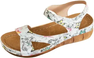 Wedges Shoes For Women Sandals With Arch Support Summer Walking Comfortable Sandals with Adjustable Strap Women's Soft Sole Sandal For Daily Wear Travl Friendly Shoes