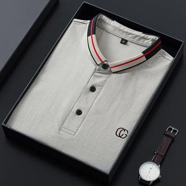 West Louis Solid Color Short Sleeved Polo