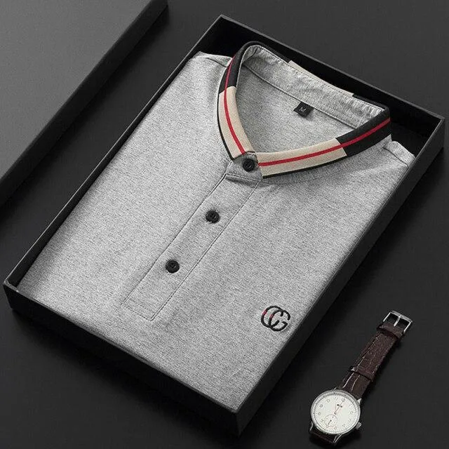 West Louis Solid Color Short Sleeved Polo