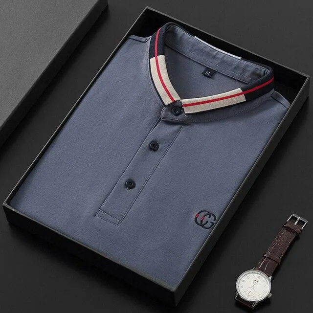West Louis Solid Color Short Sleeved Polo