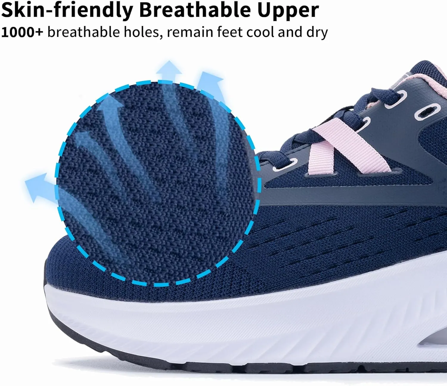 Wide Toe Box Shoes Women Arch Support Walking Shoes Plantar Fasciitis Orthotic Tennis Sneakers