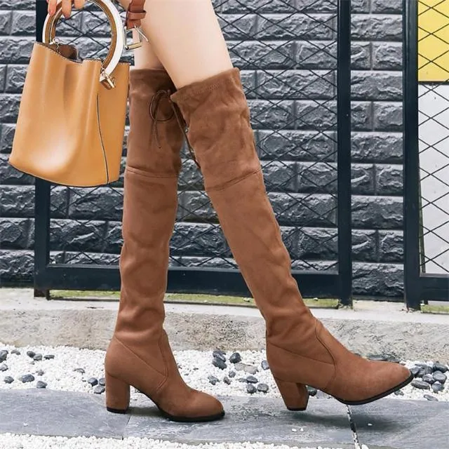 Winter Suede High Length Boots