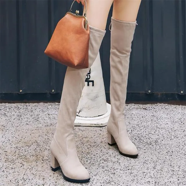 Winter Suede High Length Boots