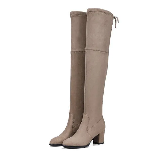 Winter Suede High Length Boots