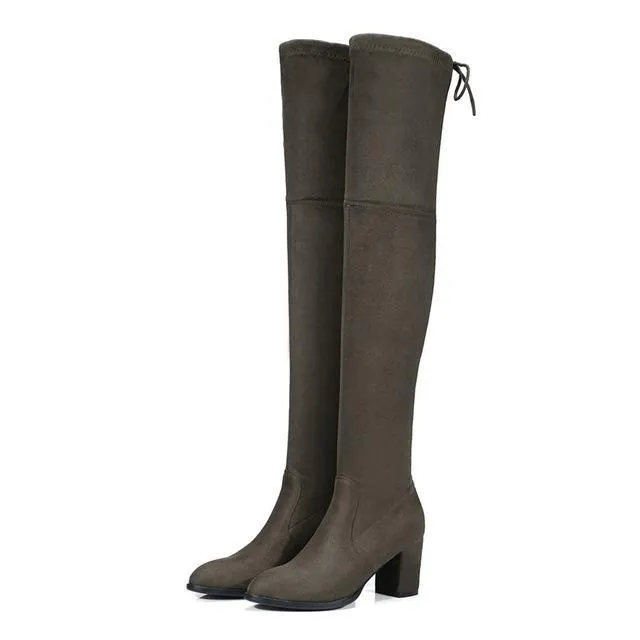 Winter Suede High Length Boots