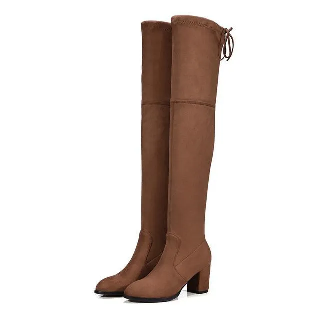 Winter Suede High Length Boots