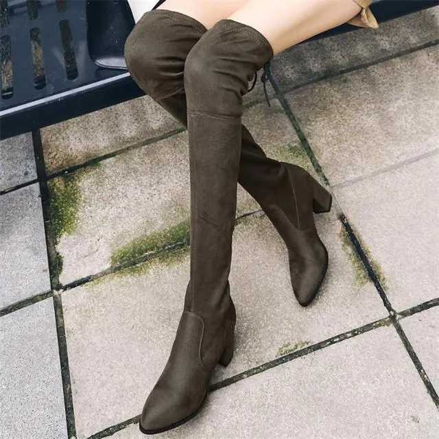 Winter Suede High Length Boots