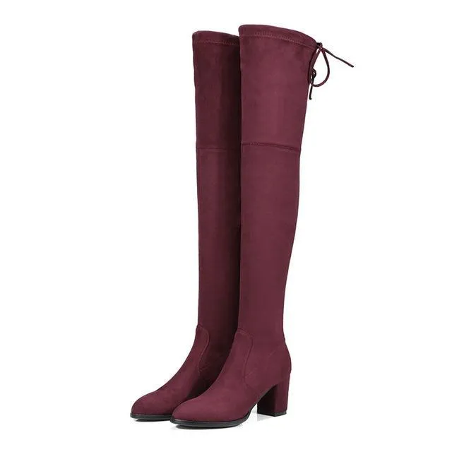 Winter Suede High Length Boots