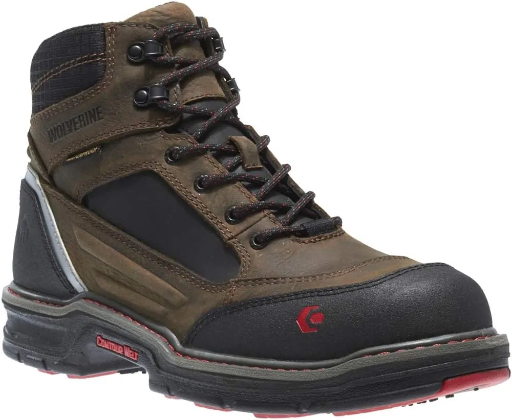 Wolverine Men's Overman Nano Toe 6 " Waterproof Contour Welt Work Boot