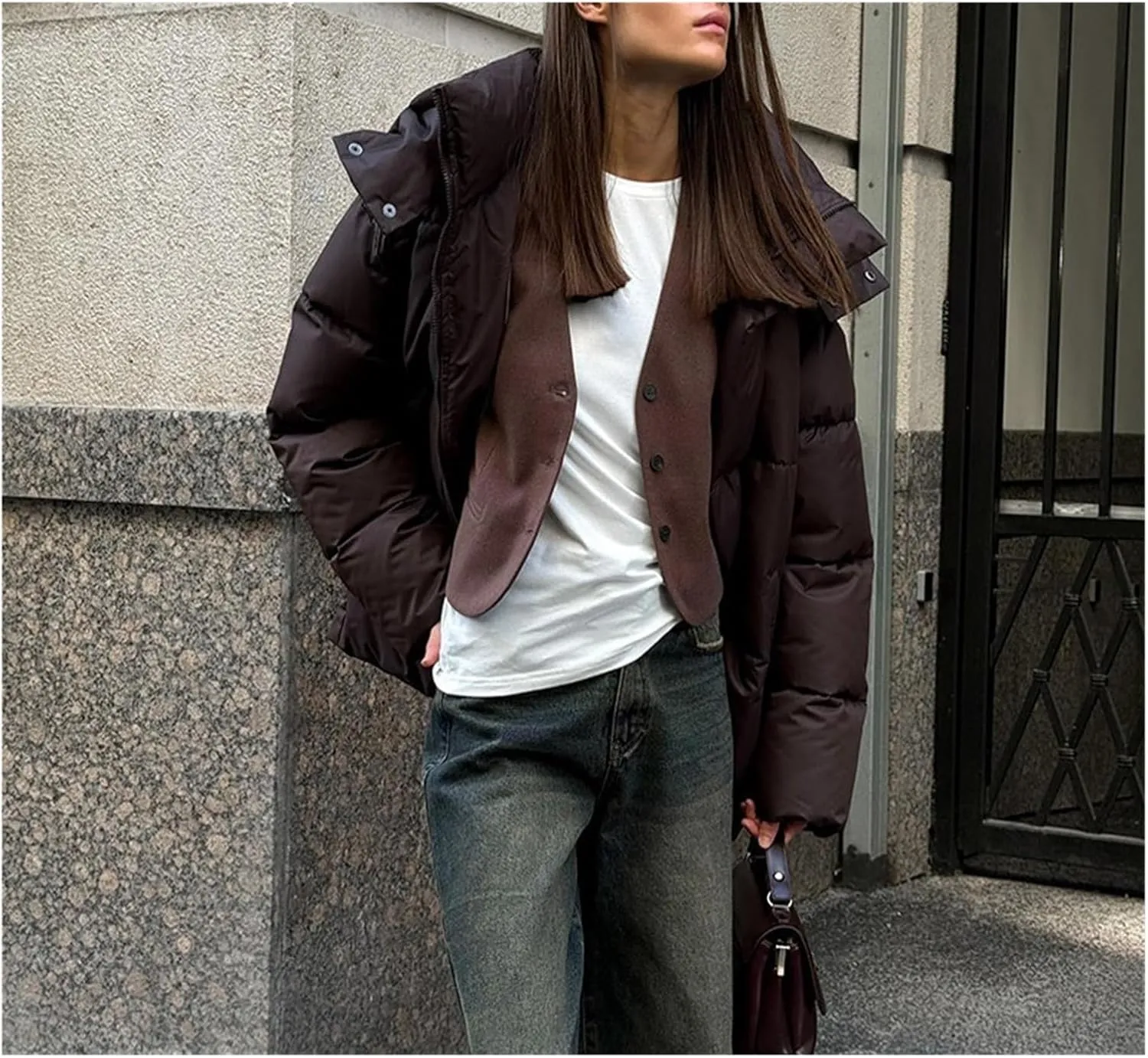 Women Loose Cotton-padded Coat Coat Autumn And Winter Fashion New Cotton-padded Jacket
