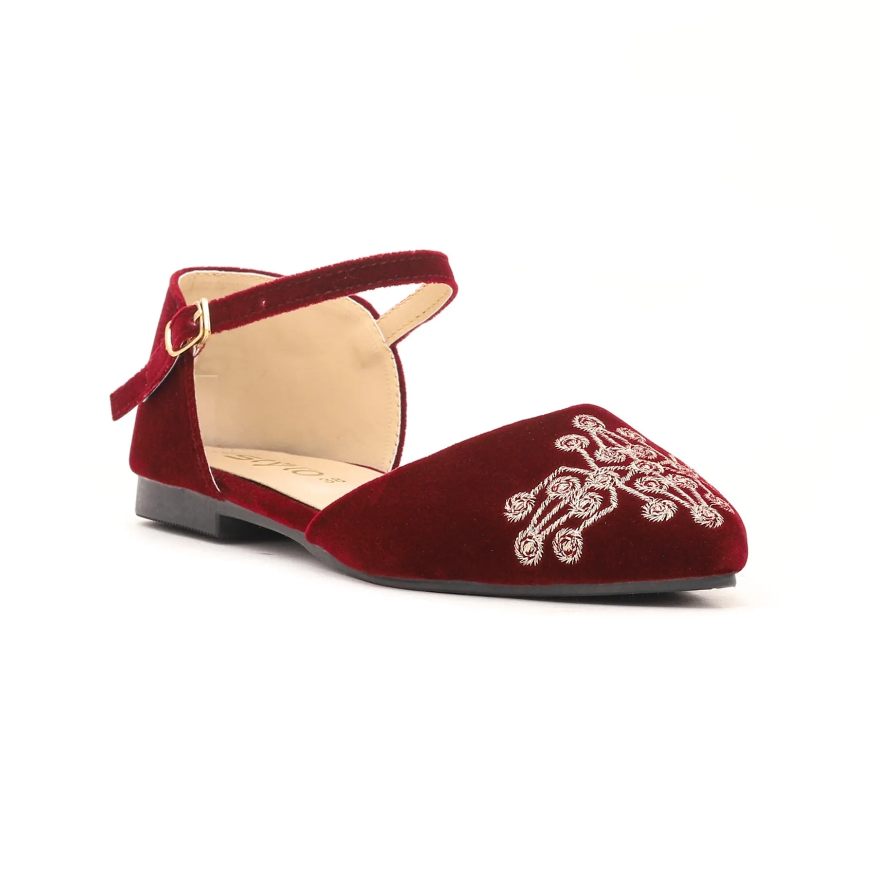 Women Maroon Pumps WN0809