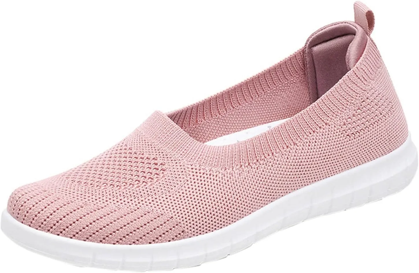 Women's Flat Shoes Comfort Walking Loafers Breathable Lightweight Sneakers Ladies Slip on Loafer Shoes Summer Sneaker