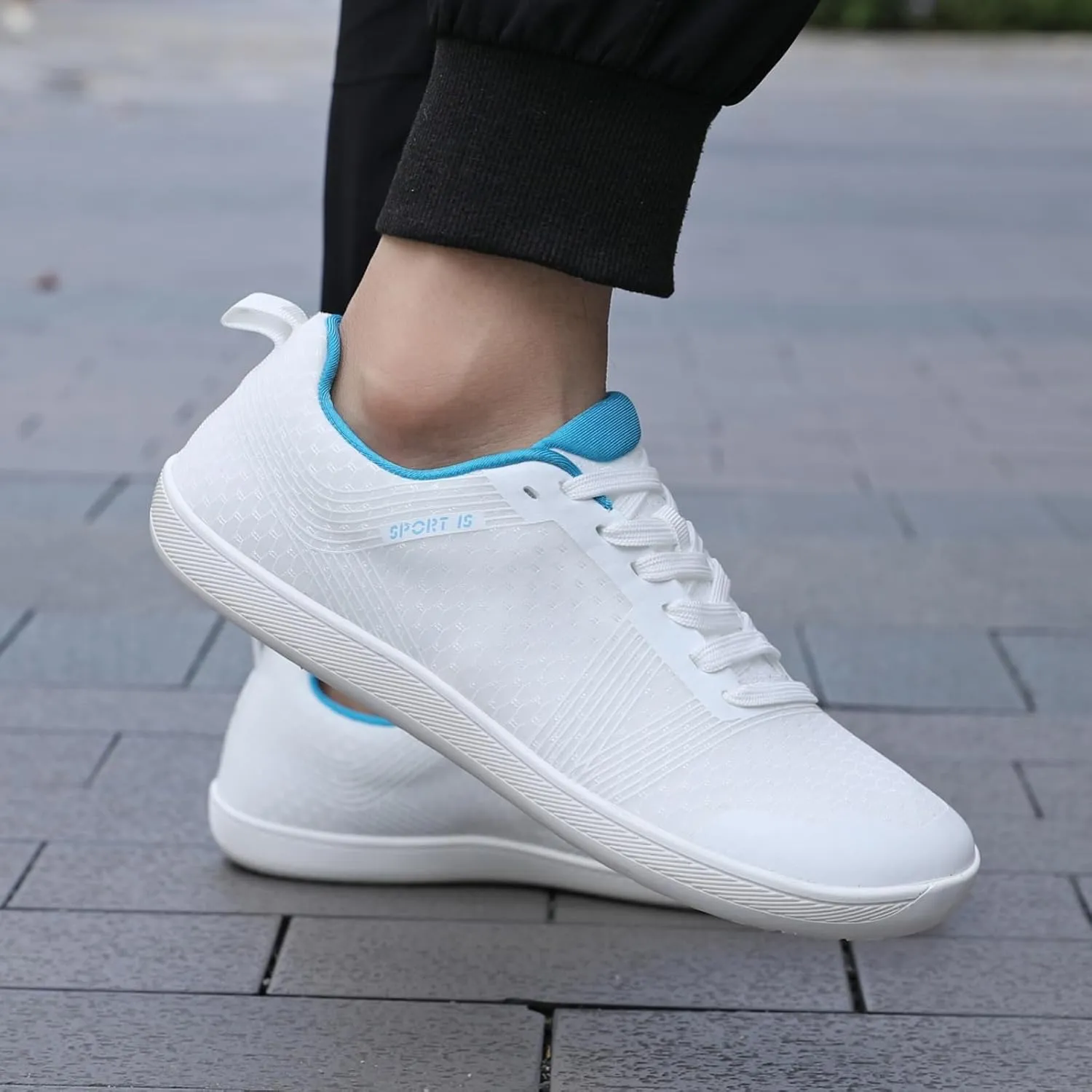 Womens Mens Wide Toe Box Sneakers Minimalist Trail Running Hiking Comfortable Walking Barefoot Shoes Breathable Zero Drop Casual Sneakers Summer Slip On Tennis Shoes