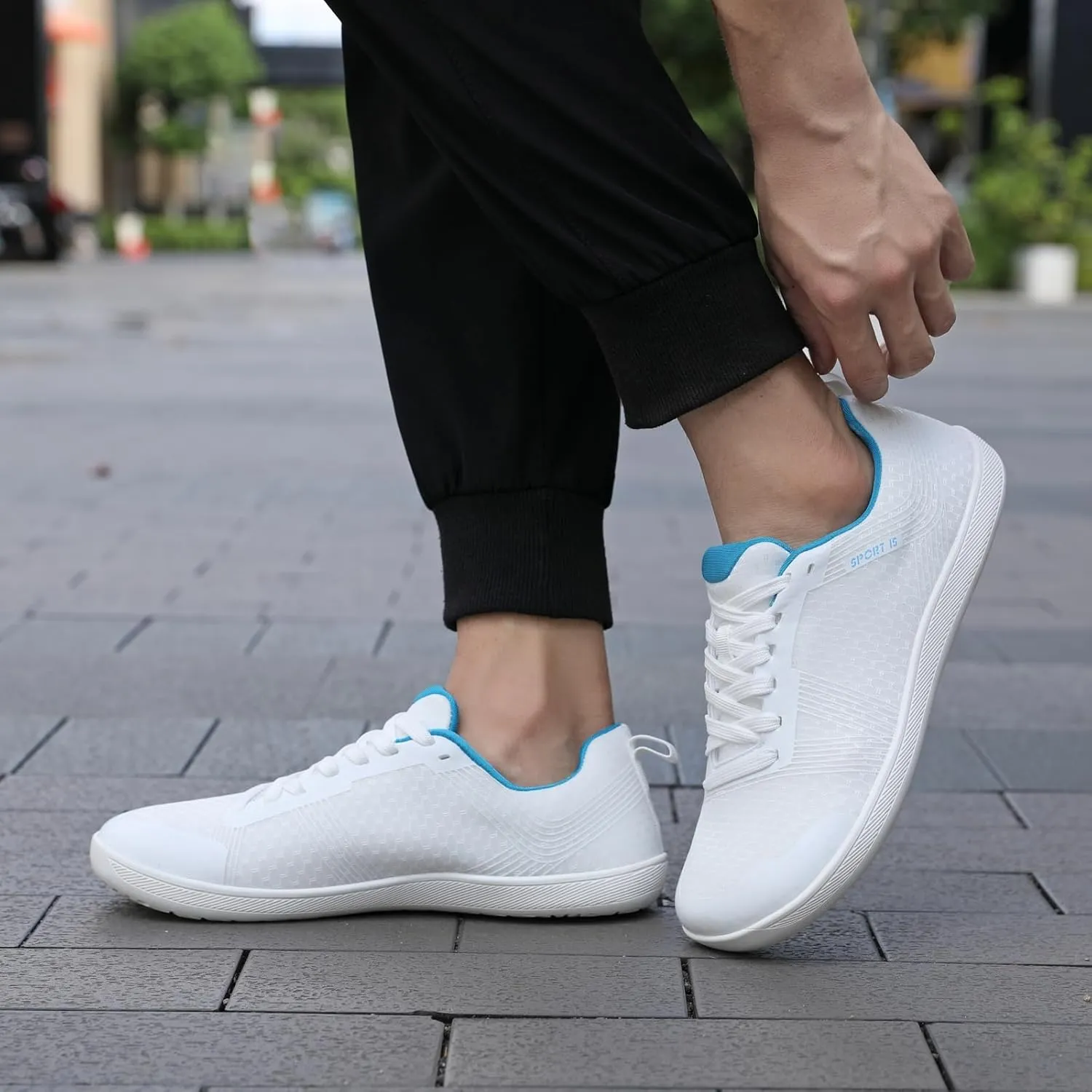 Womens Mens Wide Toe Box Sneakers Minimalist Trail Running Hiking Comfortable Walking Barefoot Shoes Breathable Zero Drop Casual Sneakers Summer Slip On Tennis Shoes