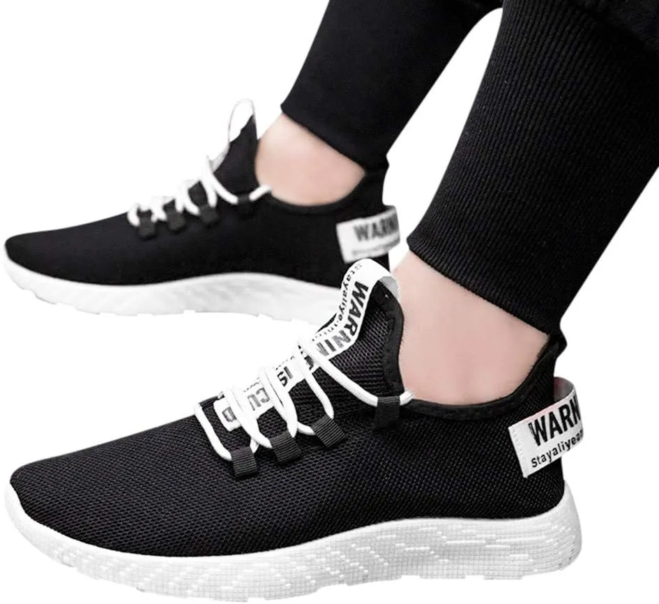 Womens Mesh Sneakers Lace-Up Slip On Casual Sneaker Comfortable Breathable Lightweight Running Shoes Orthopedic Sport Shoes