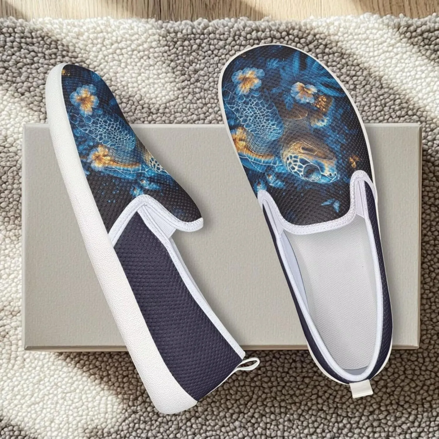 Womens Turtle Outdoor Loafer Casual Wedding Shoes Dress Flat Classic Leisure Driving Walking Shoes