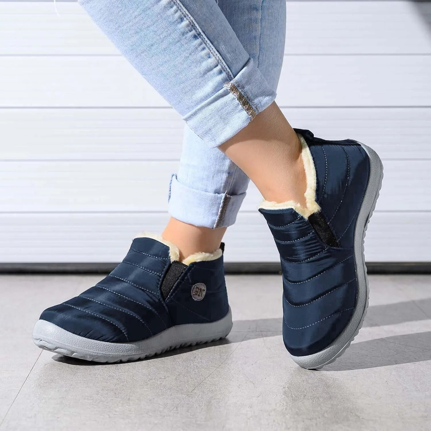 Womens Winter Boots Waterproof 8 Wide Womens Winter Boots Wide Width Mid Calf Womens Ankle Snow Boots Wide Width Winter Boots for Women Waterproof Snow High Heels Waterproof Womens Boots Wide Width