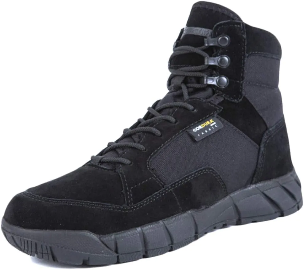 Wygwlg Men Military Army Tactical Boots Waterproof Outdoor Sports Hiking Work Combat Lace Up Breathable High Top Desert Shoes